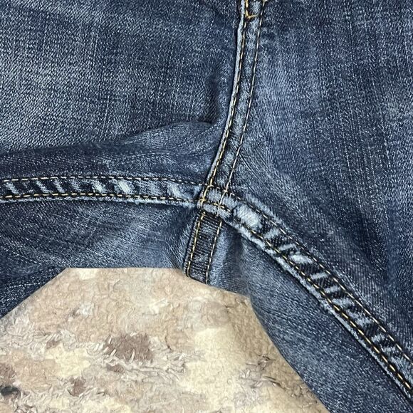 BKE Tyler Bootleg Jeans Men’s Size 40Rx30 Relaxed Fit Buckle Denim Stretch - Picture 2 of 13